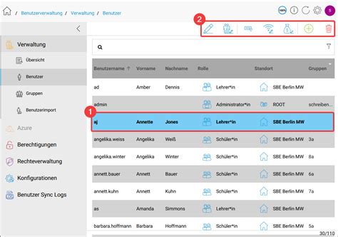 Benutzer - Dokumentation