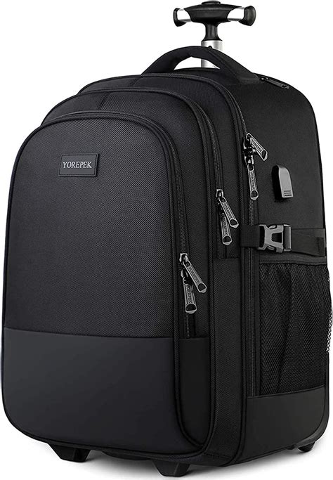 Backpack with Wheels, Large Rolling Backpack for Men | Ubuy India