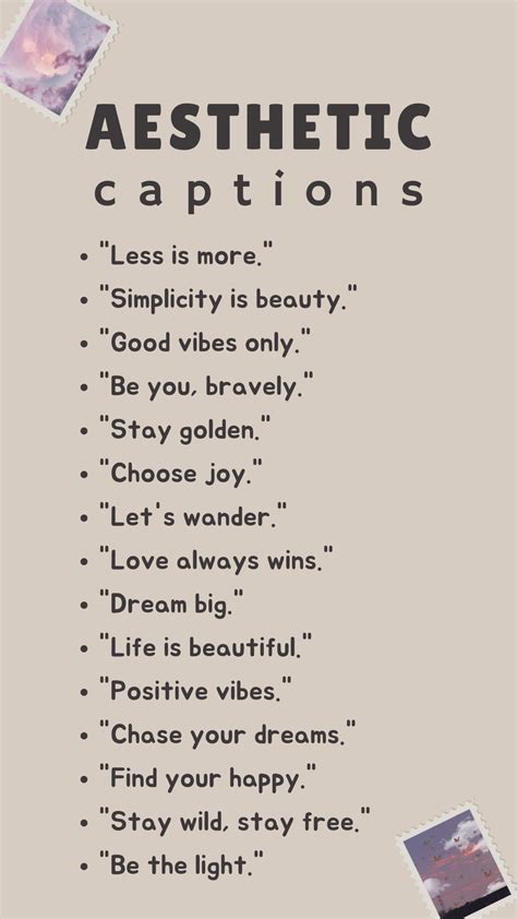 170Aesthetic Short Captions for Instagram Posts [2023Cutecaption.com ...