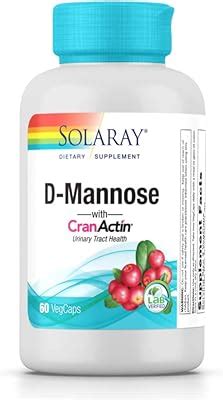 Solaray D-Mannose with CranActin - 60 Vegetarian India | Ubuy