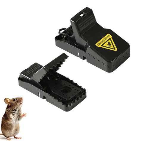2 Pcs Rat Traps,Reusable Mouse Traps for Mice,Mousetrap Catcher for ...