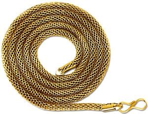 De-Ultimate Golden 5mm Width 60 Cm Long Imitation Snake Smooth Necklace ...