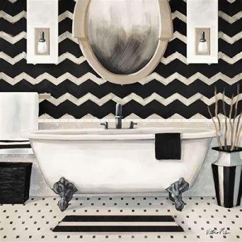 Black and Gold Bath II Poster Print by Vittorio Milan - Walmart.com