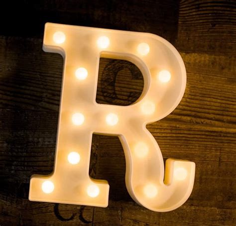 VRB Dec Plastic 1 Pcs Marquee Alphabet Light Letters/Letter Light ...