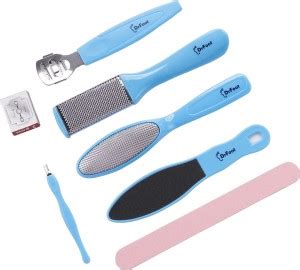 Dr Foot Pedicure Tools for Feet - 8 in 1 Pedicure Kit|Foot Scrubber for ...