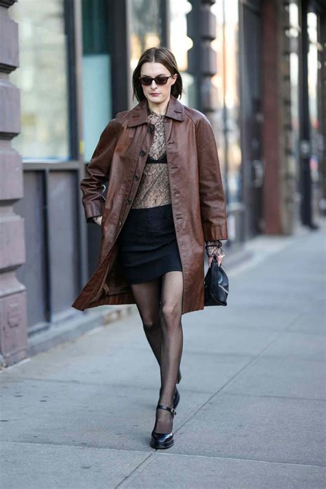 Brown Leather Jacket Outfit Ideas