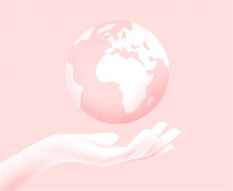 World sustainability concept. hand silhouette with earth planet above ...