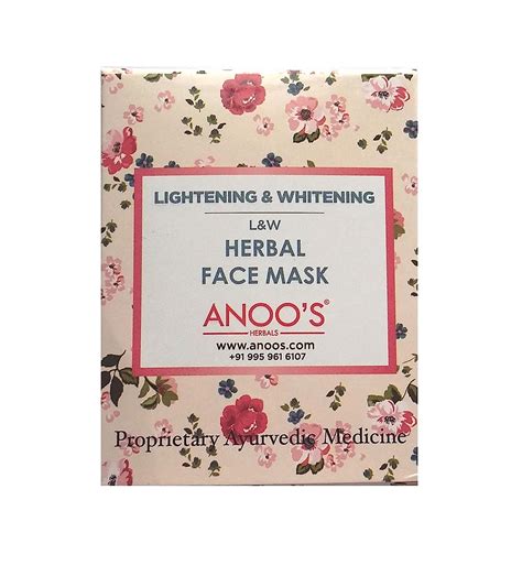 Buy Anoos L&W Face Mask_40G Pack Online at Low Prices in India - Amazon.in