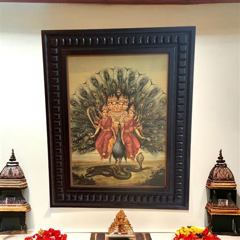 Pooja Room Wooden Frame – E-Studio