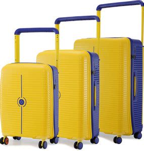 NASHER MILES Dubai TSA Lock Hard-Sided Polypropylene Luggage Set ...