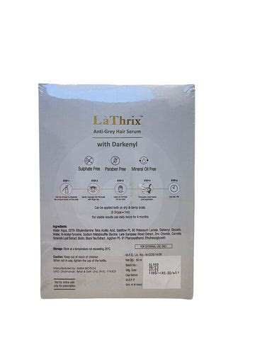 La Thrix anti grey hair serum