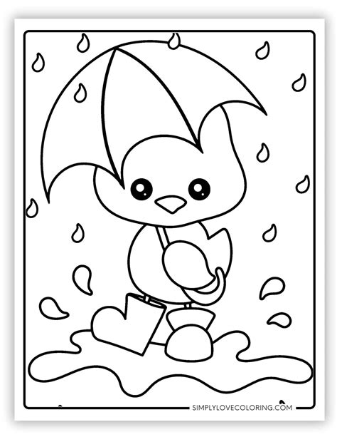 35 rain coloring pages free pdf printables – Artofit