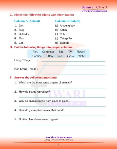 Class 3 Science Topics 的图像结果