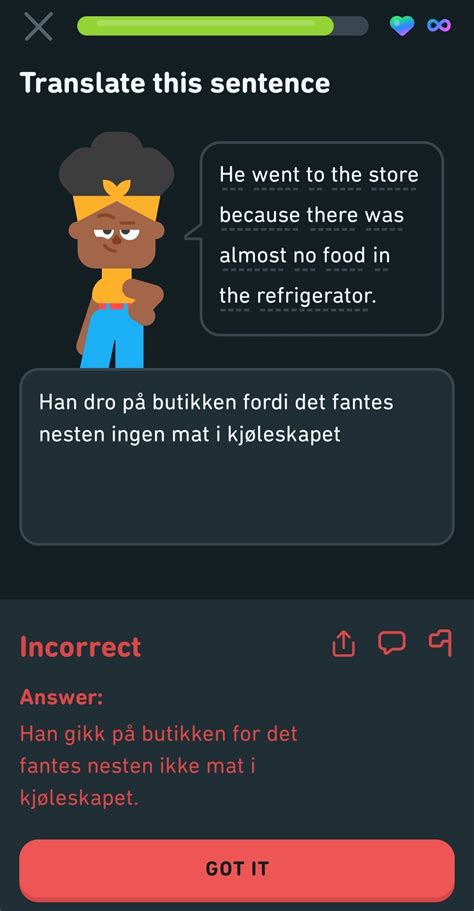 Should my answer have been accepted? : r/norsk