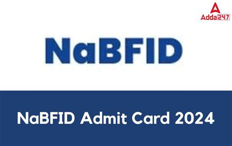 NaBFID Admit Card 2024 Out, Senior Analyst Call Letter Link