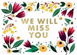 Image result for Free Clip Art We Will Miss You
