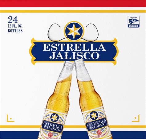 Estrella Jalisco Beer, 24 Pack 12 fl. oz. Bottles 24 ct | Shipt