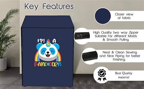 HIZING Front-Load Washing Machine Cover Made for Panasonic 8.0 Kg WiFi ...