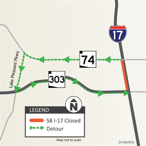 Southbound I-17 closed this weekend (Feb. 28-March 3) near SR 74