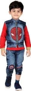FASHION GRAB Boys Party(Festive) Jacket T-shirt, Jeans Price in India ...