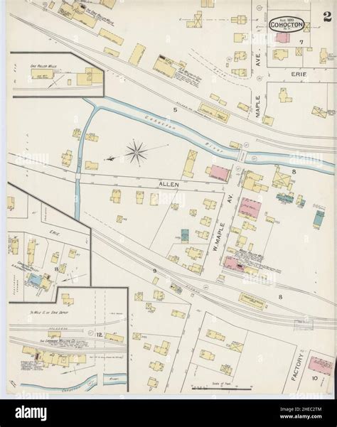Cohocton new york map hi-res stock photography and images - Alamy