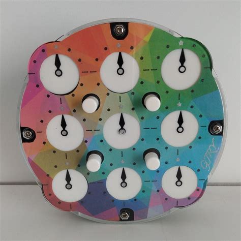 Buy Rainbow Patterned GJRY Inserts Series 2 | Rubik's Clock Cover ...