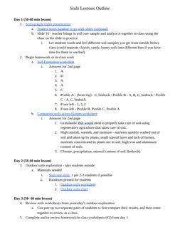 Image result for Science Soil Lessons