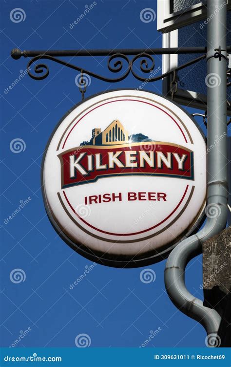 Kilkenny Beer Logo on a Signboard Editorial Photo - Image of sign ...