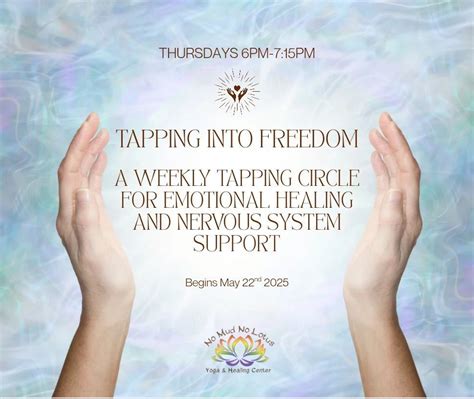 Tapping into Freedom: A Weekly Tapping Circle for Emotional Healing ...