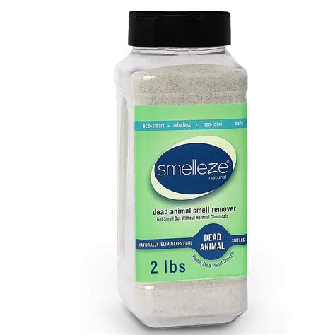 SMELLEZE Natural Dead Animal Odor Removal Powder- 2 lbs.: Eliminate ...