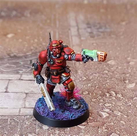 Painted the Kasrkin Kill Team : r/Warhammer40k