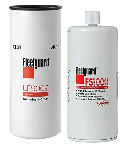 LF9009 - FS1000 Fleetguard Maintenance Filters Kit For Cummins : Amazon ...