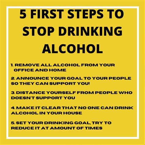 5 Steps to Quit Drinking Alcohol