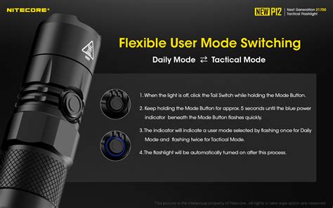 Nitecore NEW P12 - USB Rechargeable Tactical Flashlight, Nitecore New ...