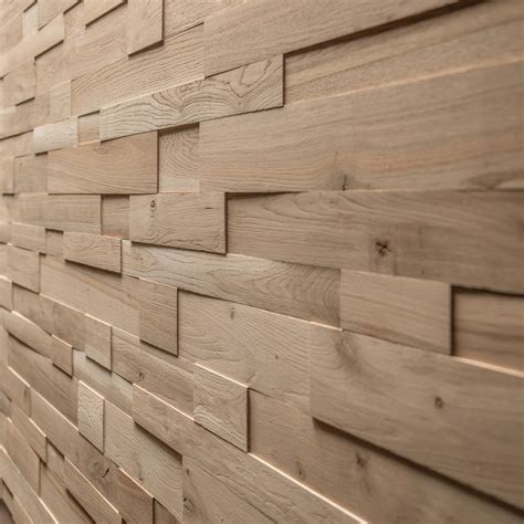 Oak Wall Cladding 3d Wall Panels Wooden Wall Design Model | Desertcart ...