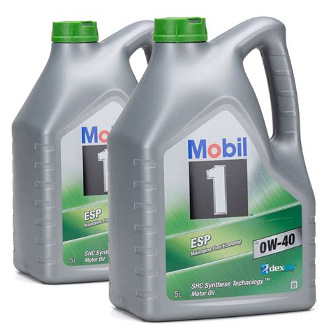 Mobil 1 ESP X3 C40 Motoröl Öl 0W-40 0W40 dexos2 PORSCHE C40 VW 511.00 - 10 Liter | eBay