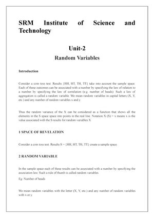 HYPOTHESIS TESTING - 15 MA207 Unit –III HYPOTHESIS TESTING MULTIPLE ...