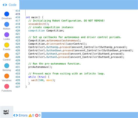 Vexcode V5 Programming Work Cell 的图像结果