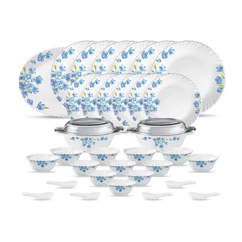 La Opala Diva Classique Collection Opal Glass Crockery | for Family of ...
