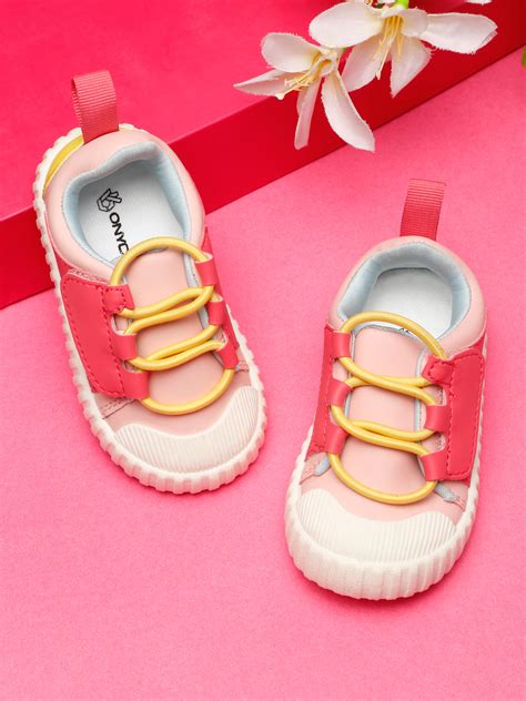 POCO Toddlers' Comfortable & LightWeight Lace-Free Sneakers- Pink (Gir ...