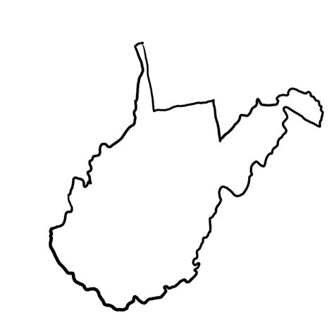 West Virginia Outline - Etsy Denmark