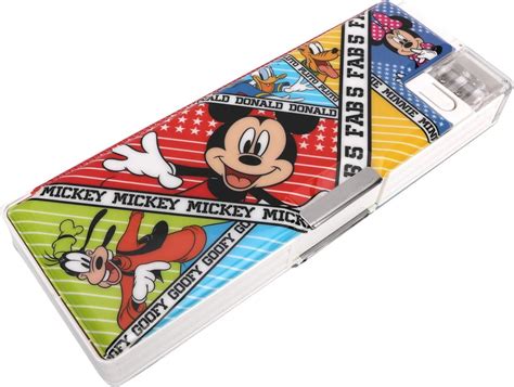 QIPS by HMI Disney Mickey Mouse Licensed Magentic Locking Multi Storage ...
