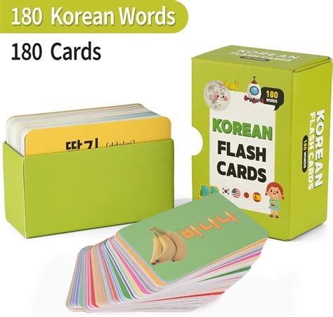 Korean Word Flashcards for Beginners Hangul Flash | Ubuy India