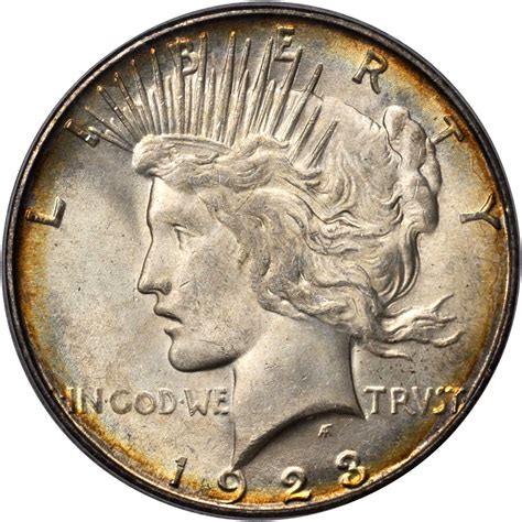 1923-S Peace Silver Dollar. MS-64 (PCGS).拍卖成交价格及图片- 芝麻开门收藏网