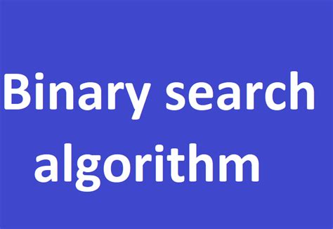 Image result for How Binary Search Algorithm Works