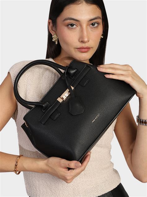 Zurich Black Handbag Smart Storage Purse – Miniwesst