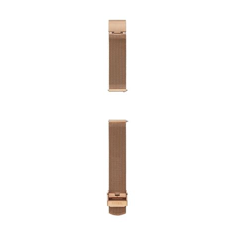Buy Fossil Rose Gold Strap Bar Women S181375 (M) Online