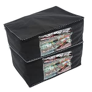 BBR Non Woven Fabric Saree Cover/Saree Bag/Storage Bag with Transparent ...