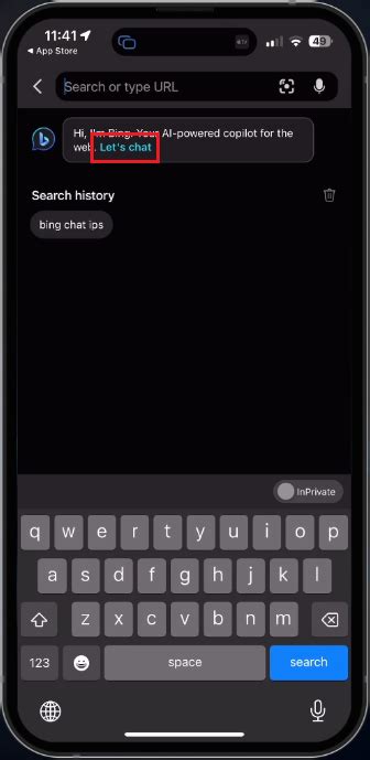 Bing Chat Android-App 的图像结果