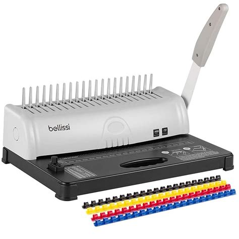 BELLISSI 21 Hole 450 Sheets Paper Punch Binder Spiral Binding Machine ...